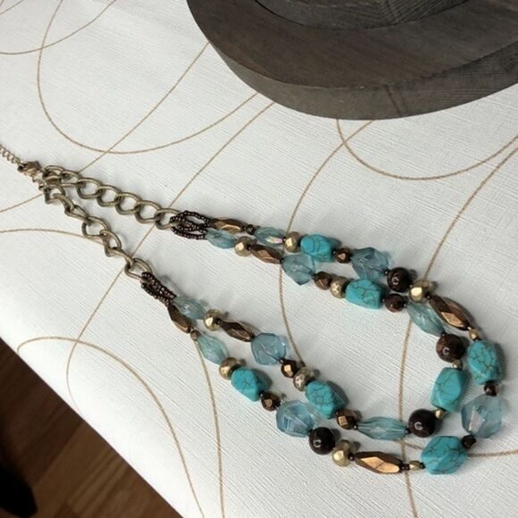 Lia Sophia stunning double strand beaded necklace - Picture 4 of 6